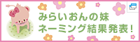 みらいおんの妹ネーミング結果発表