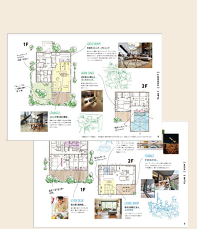 プランブックの誌面内容