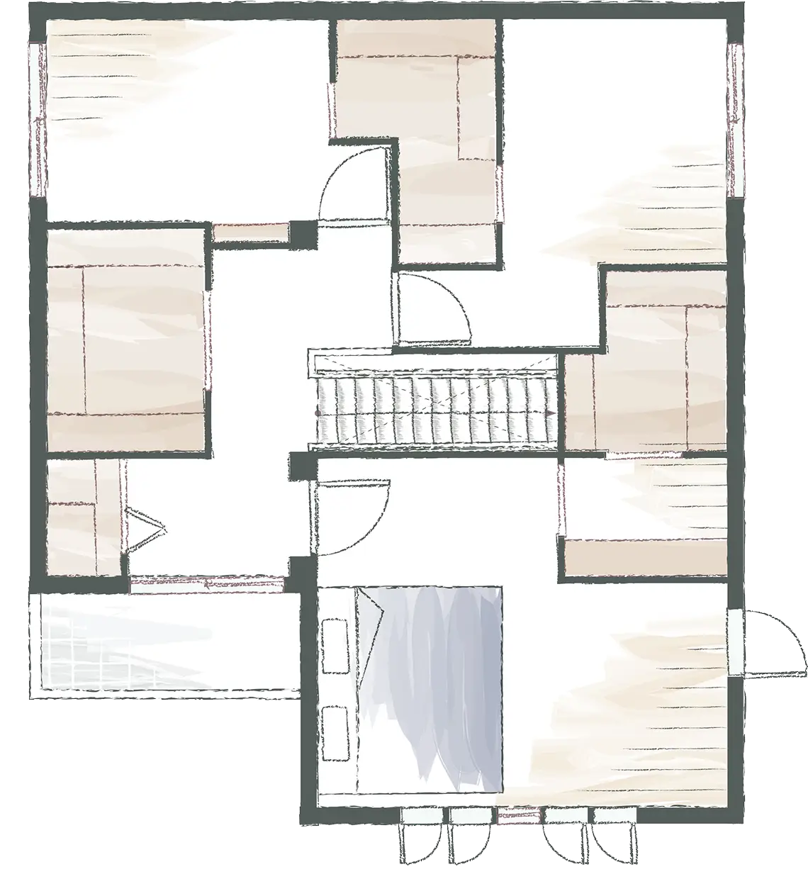 2階の間取り図面