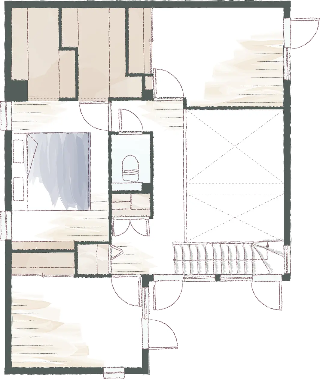 2階の間取り図面