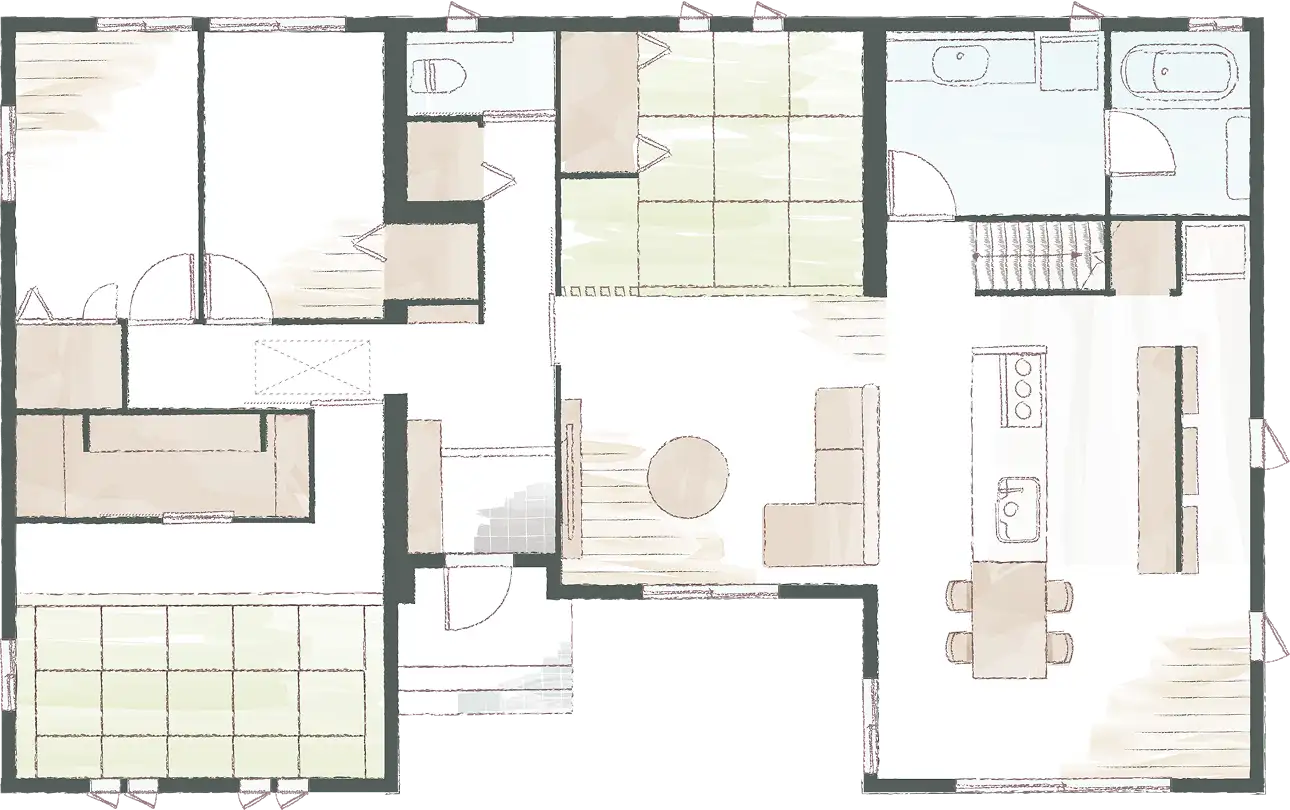 1階の間取り図面