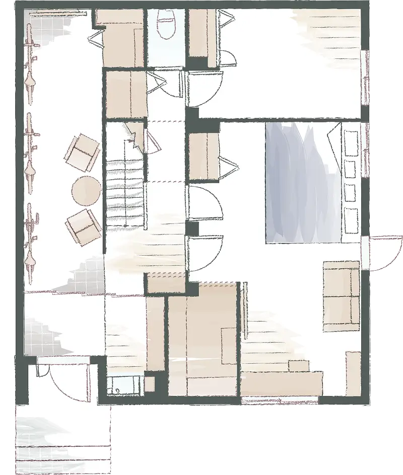 1階の間取り図面
