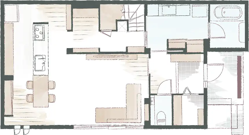 1階の間取り図面