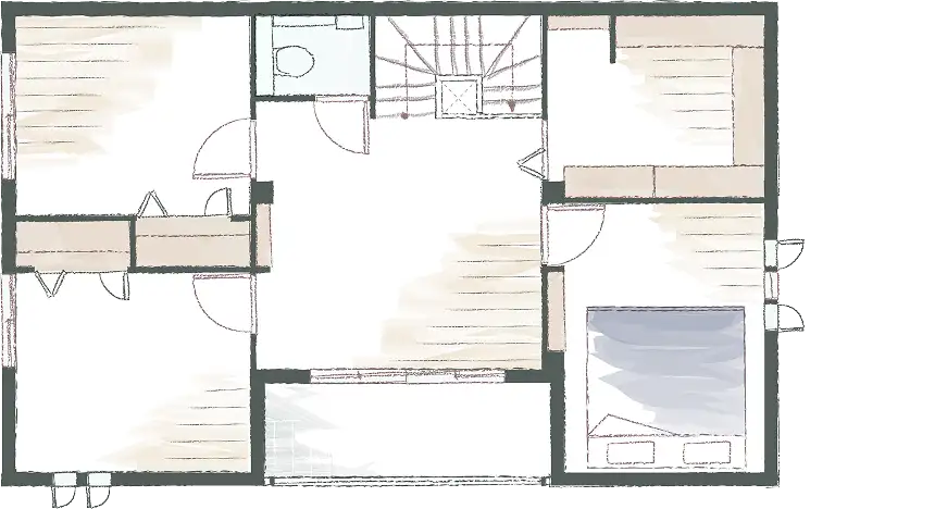 2階の間取り図面
