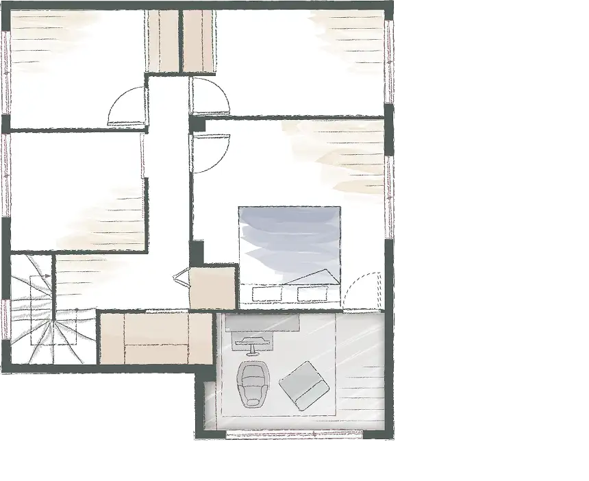 2階の間取り図面