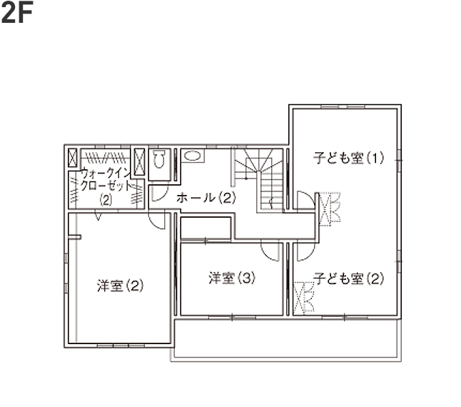 2階の間取り