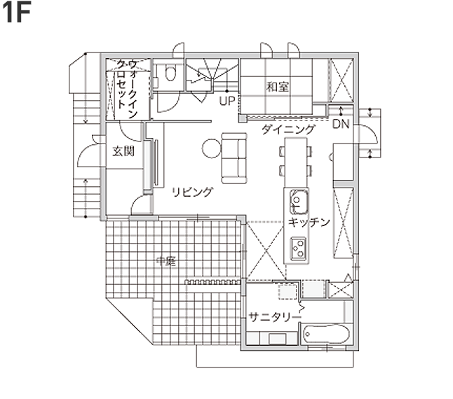 1階の間取り