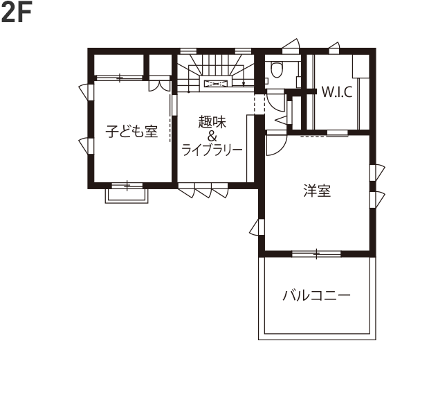 2階の間取り