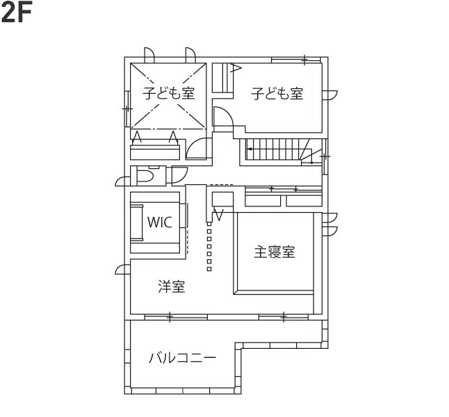 2階の間取り