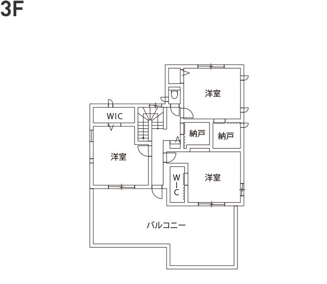 3階の間取り