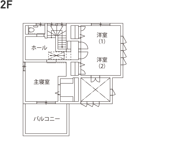 2階の間取り