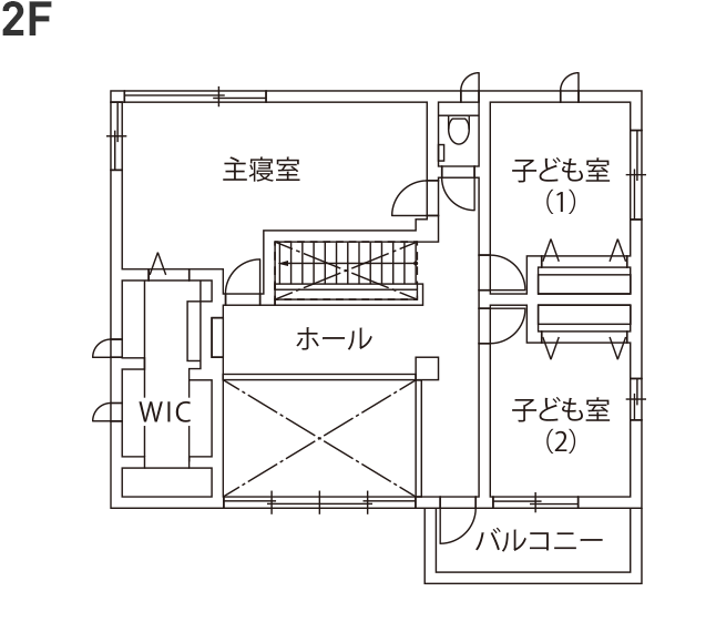 2階の間取り