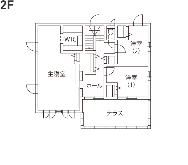 2階の間取り