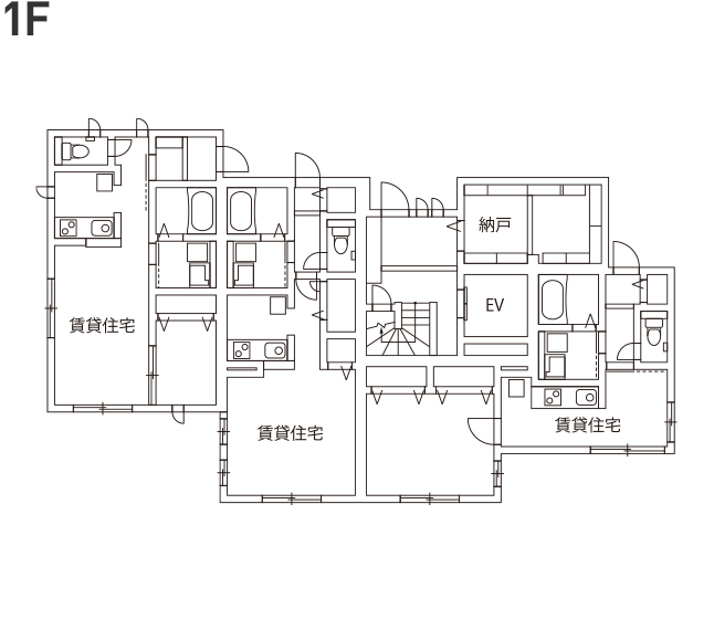 1階の間取り