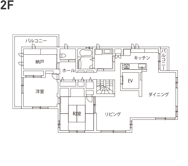 2階の間取り