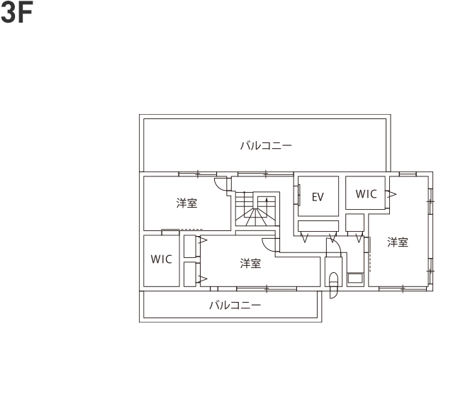 3階の間取り