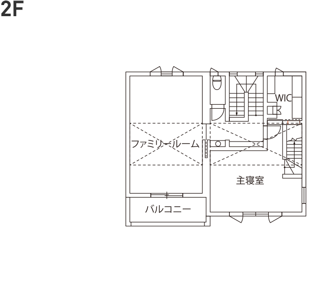 2階の間取り