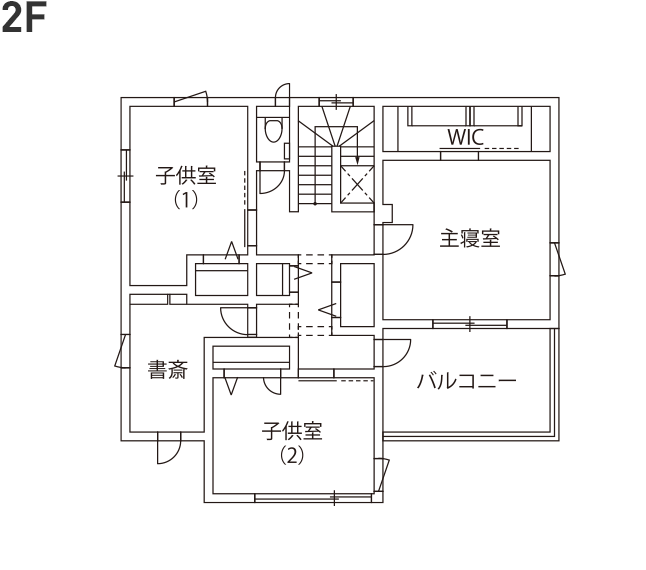 2階の間取り