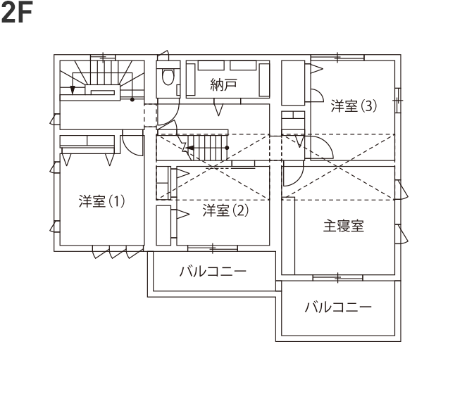 2階の間取り