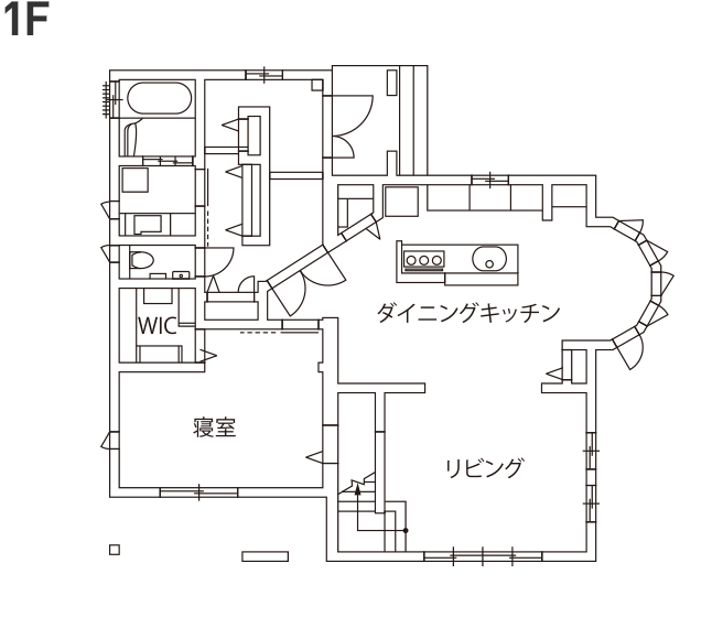 1階の間取り