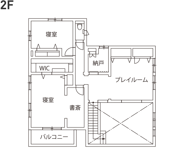 2階の間取り