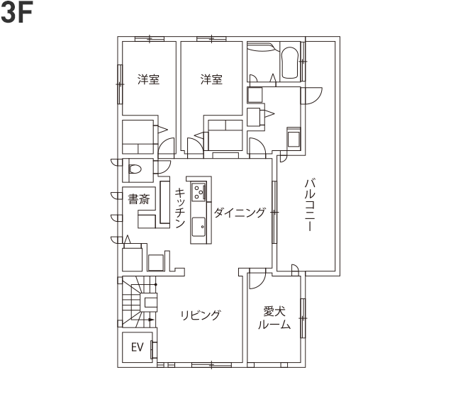 3階の間取り