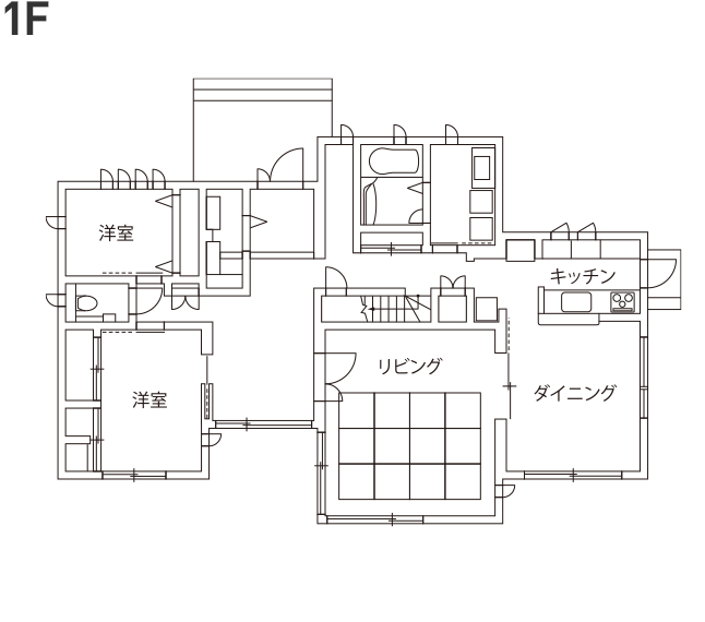 1階の間取り