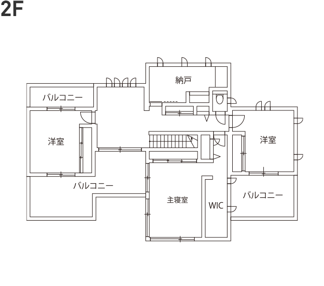 2階の間取り