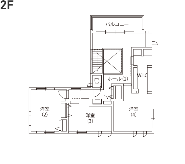 2階の間取り