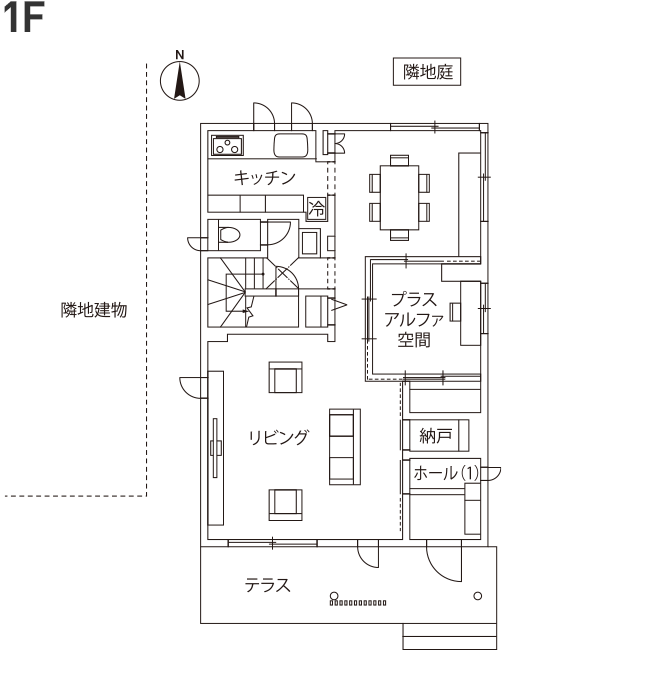 1階の間取り