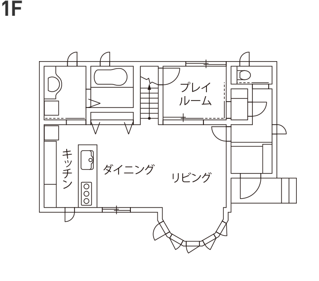 1階の間取り