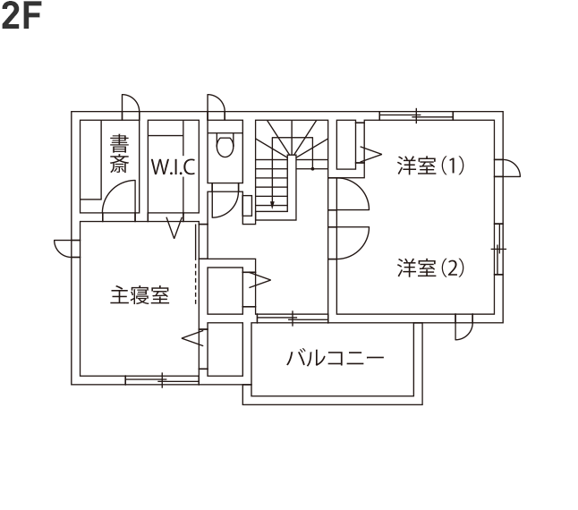 2階の間取り