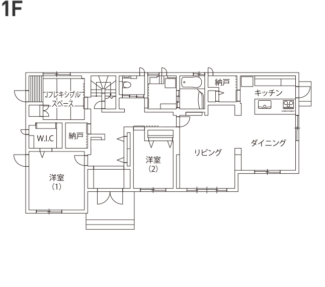 1階の間取り