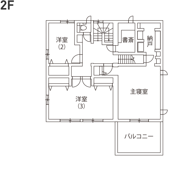 2階の間取り