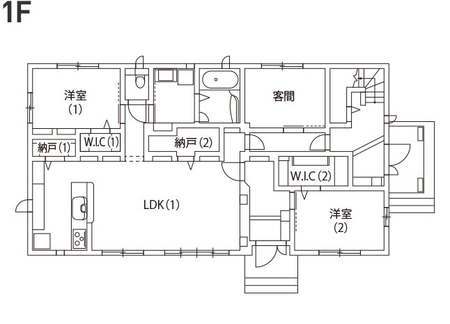 1階の間取り