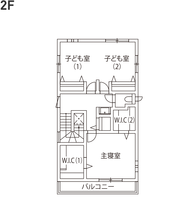 2階の間取り