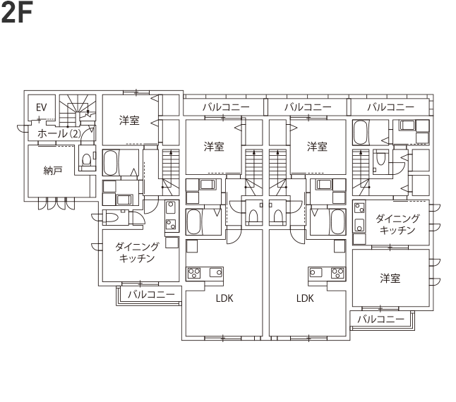 2階の間取り