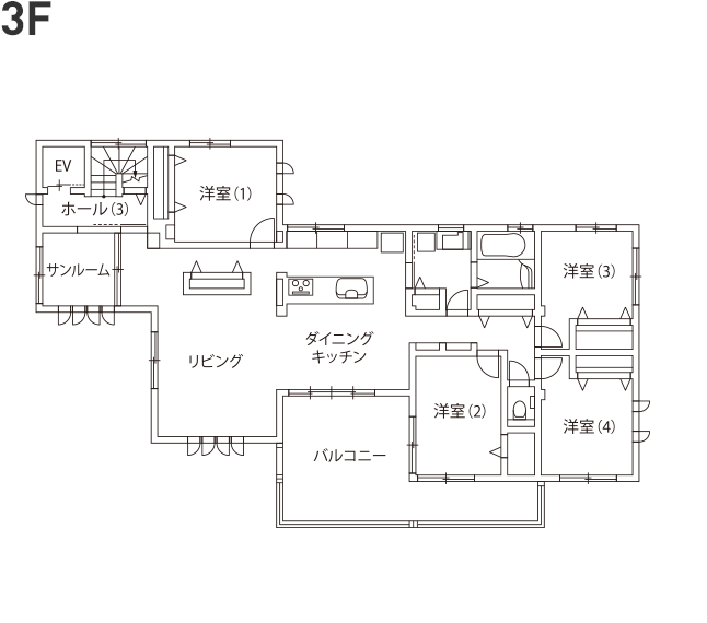 3階の間取り