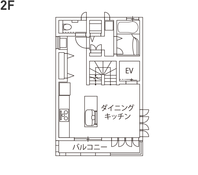 2階の間取り