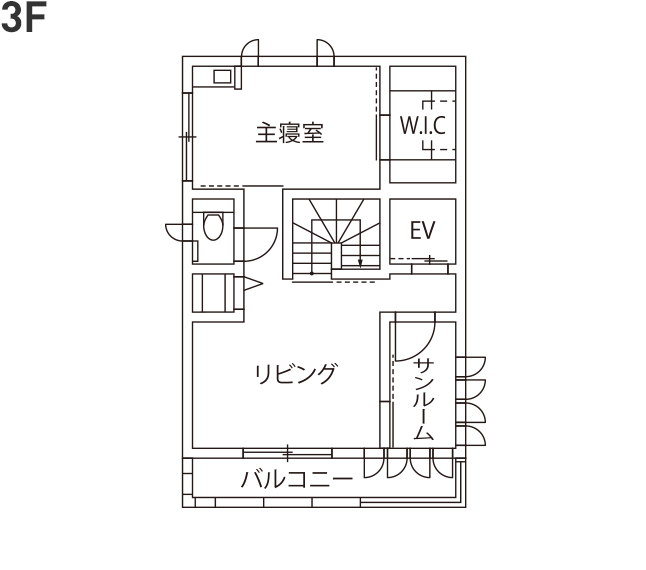 3階の間取り