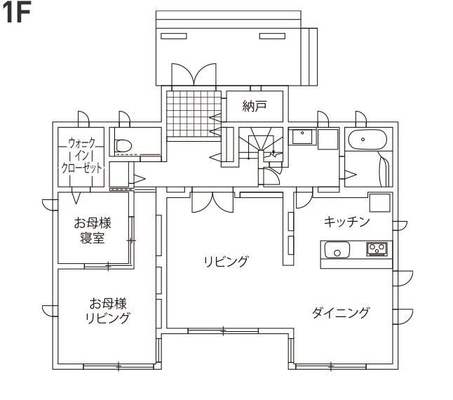 1階の間取り