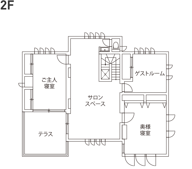 2階の間取り