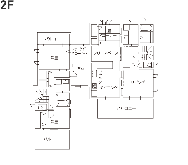 2階の間取り