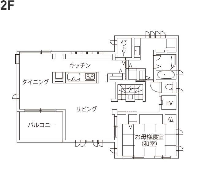 2階の間取り