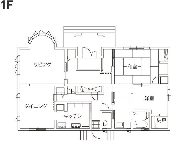 1階の間取り