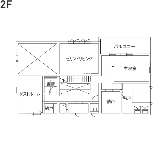 2階の間取り