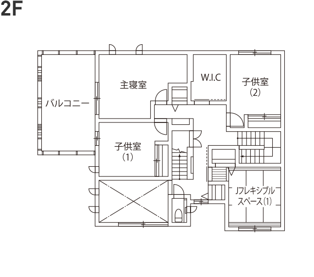 2階の間取り