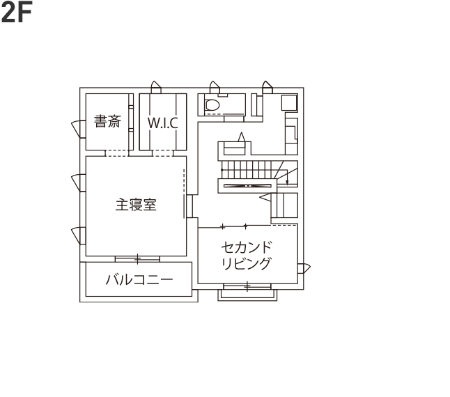 2階の間取り