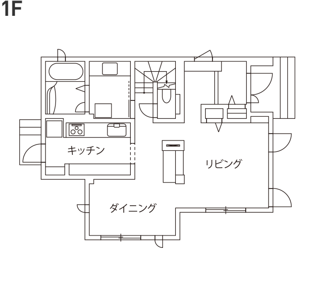 1階の間取り