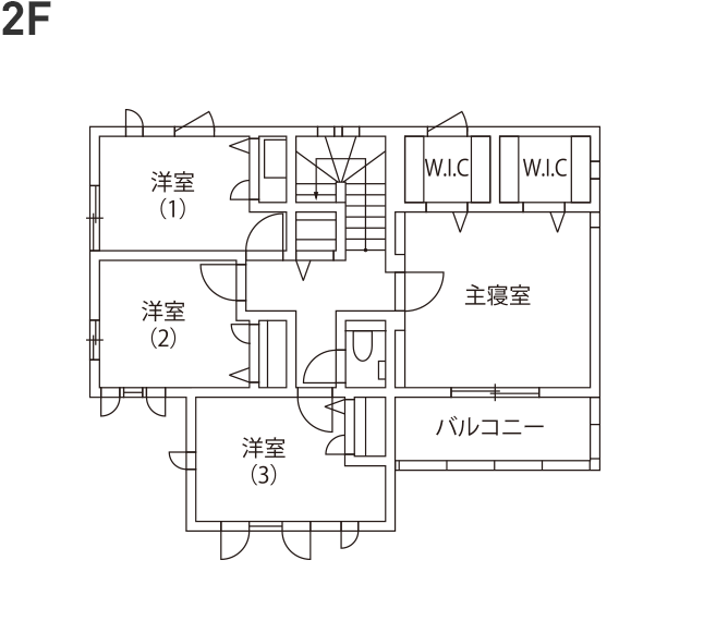 2階の間取り